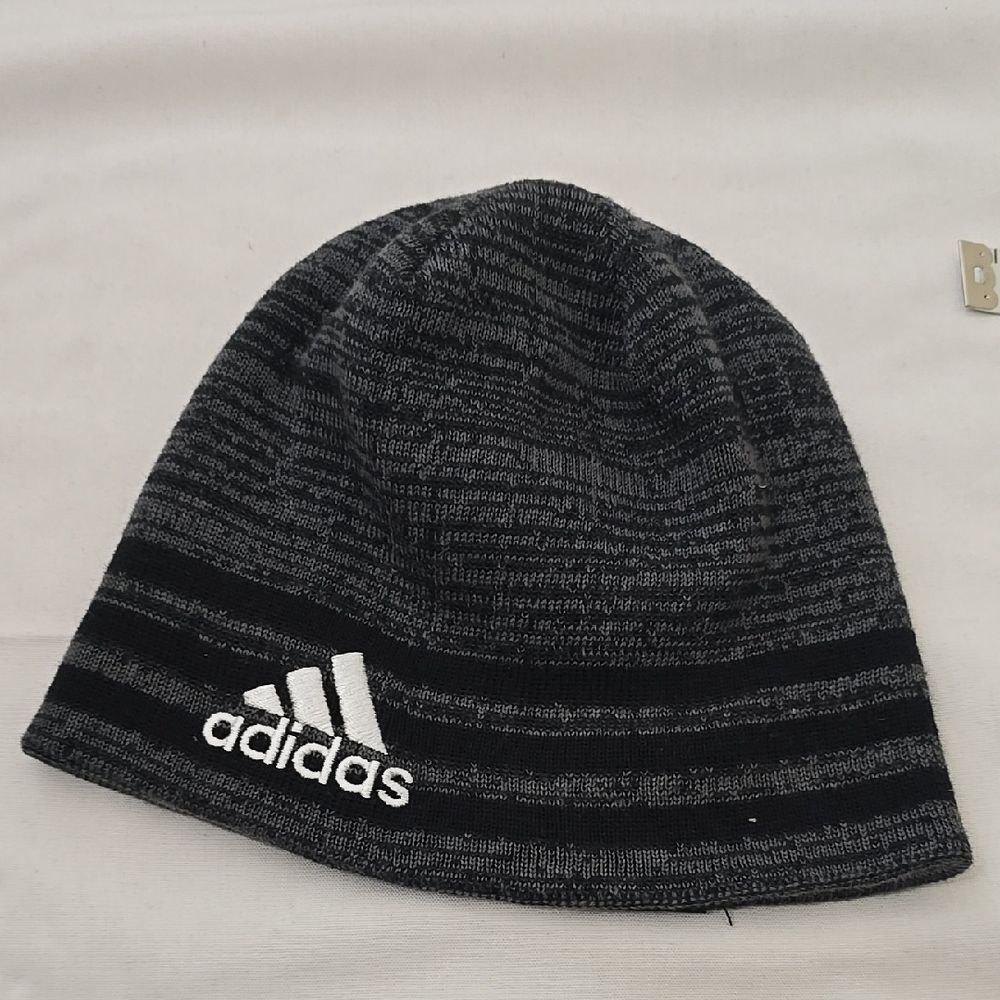 Adidas Black‎ and Gray Kids Beanie